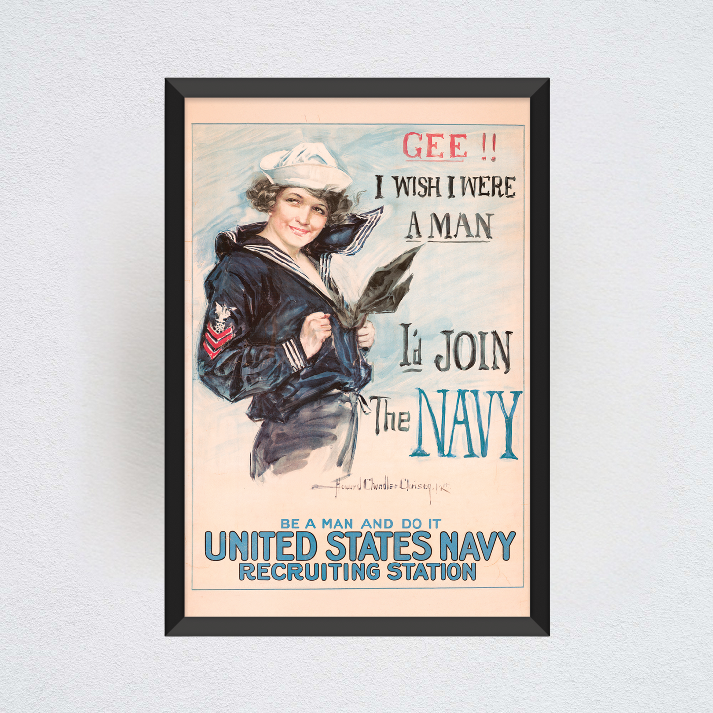 "Gee, I wish I were a man..."