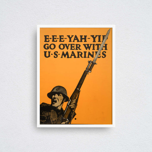Go Over with U.S. Marines - 'E-E-E-Yah-Yip'