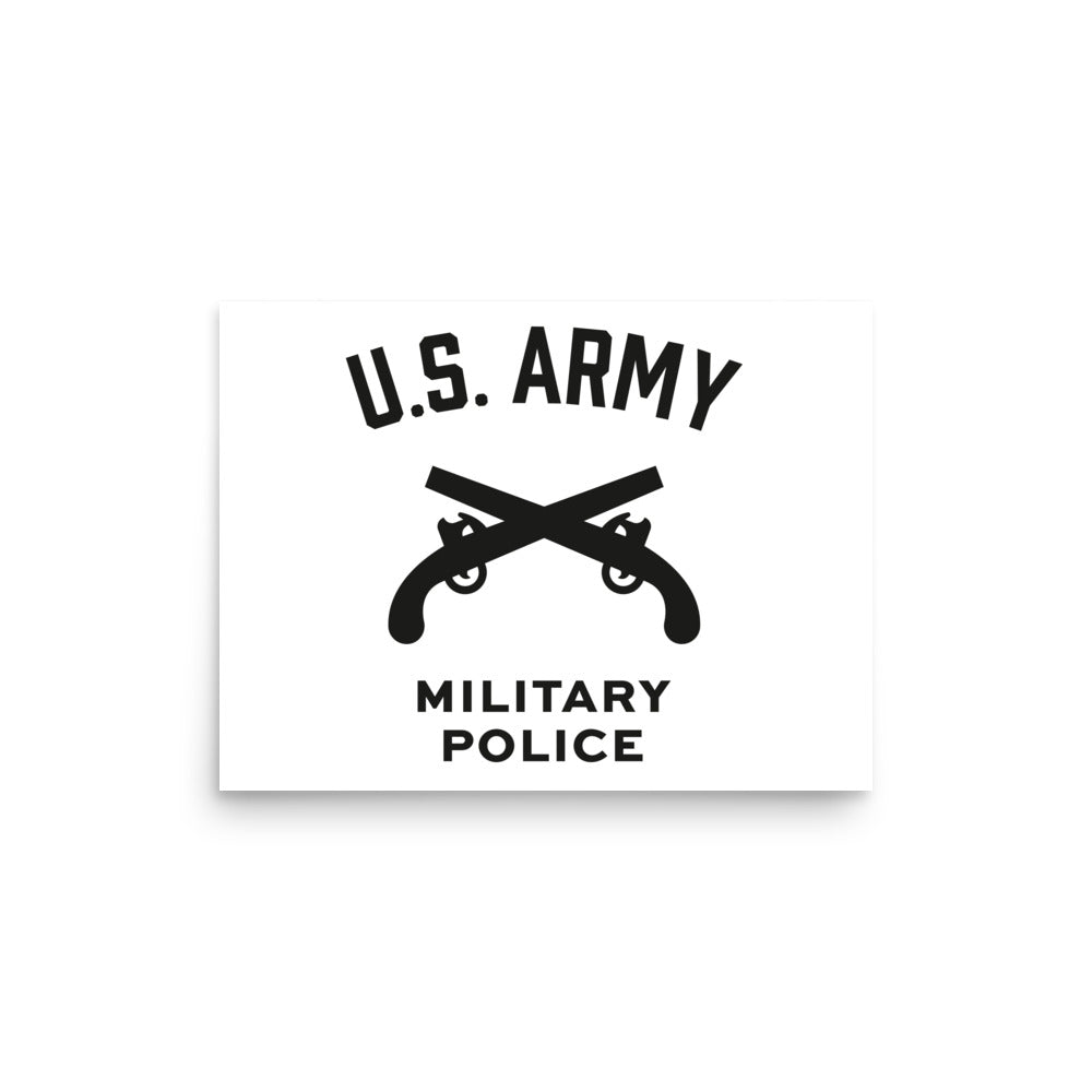 US Army Military Police Print
