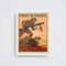 First In France | Go Over the top with the Marines | Vintage Poster