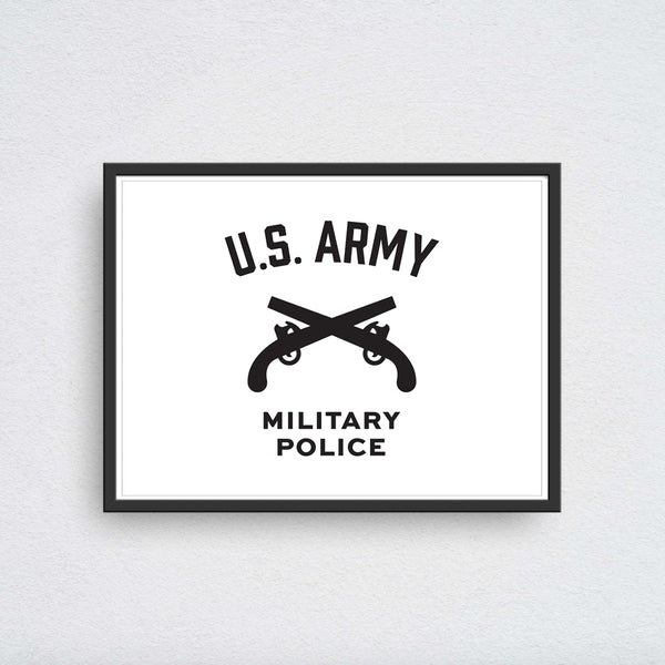 US Army Military Police Print