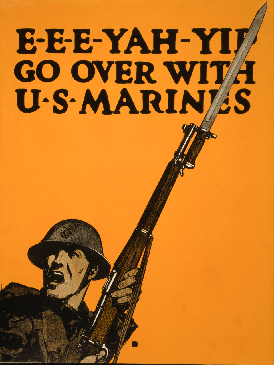 Go Over with U.S. Marines - 'E-E-E-Yah-Yip'