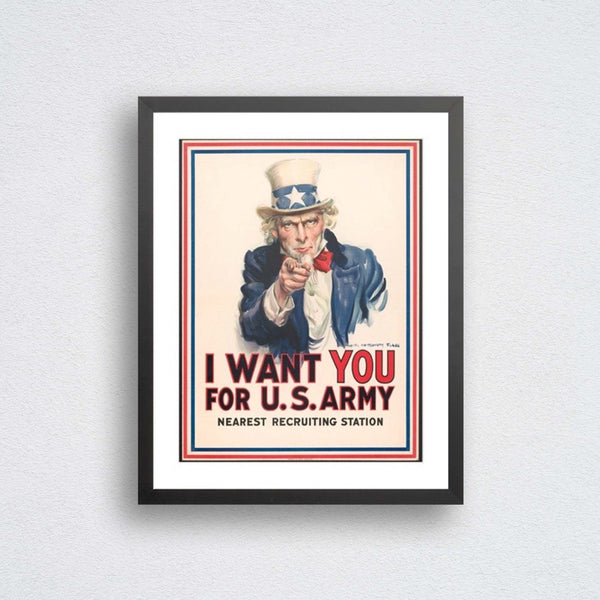 Uncle Sam: "I want YOU!"
