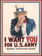 Uncle Sam: "I want YOU!"
